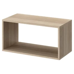 Étagère murale rectangulaire GoodHome Rigga effet chêne L. 60 cm