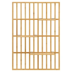 Étagère murale Roest bambou 120 x 80 x 13 cm naturel en.casa