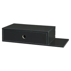 Étagère murale Stor 65 x 30 x 15 cm noir en.casa