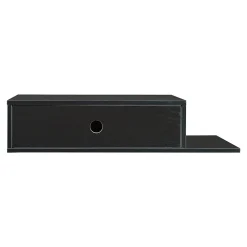 Étagère murale Stor 65 x 30 x 15 cm noir en.casa