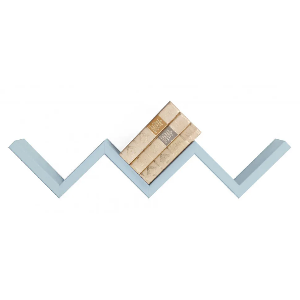 Étagère murale, étagère pour chambre d'enfant, bleu Baltique, 57x11x15,5 cm - Saetta
