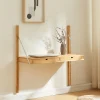 Étagère murale Tingvoll bambou 85 x 85 x 36 cm naturel en.casa