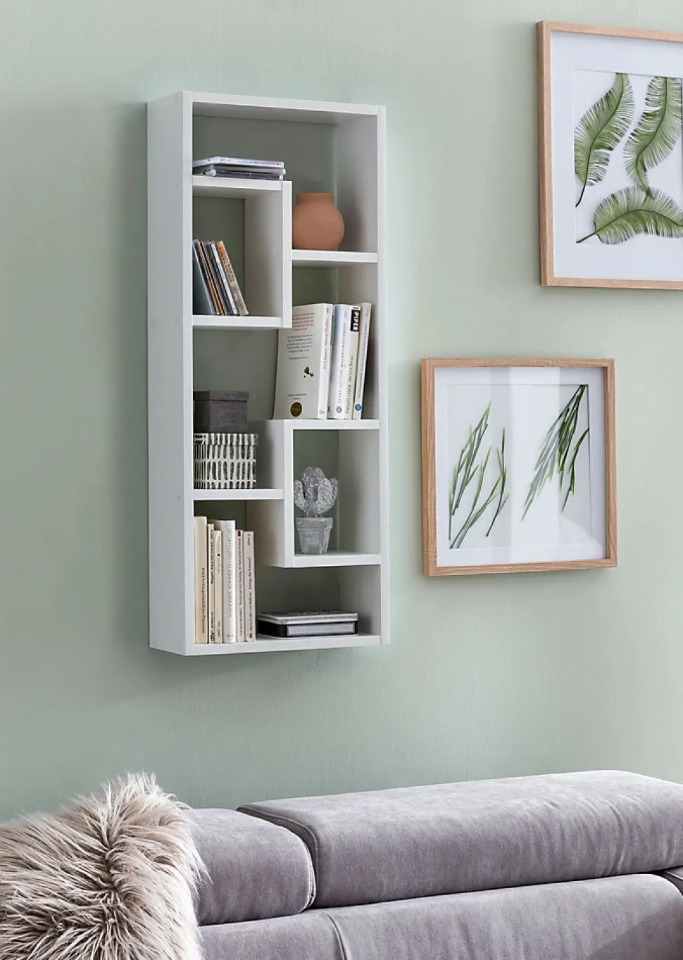 Étagère Murale 36x90x14,5 cm Étagère Suspendue Flottante Design Moderne FineBuy