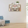 Étagère Murale 85x47,5x16 cm Étagère Suspendue Flottante Design Moderne FineBuy