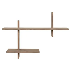 Étagère Ovada, Marron, Bois, 15x60x44 cm, Seven Design