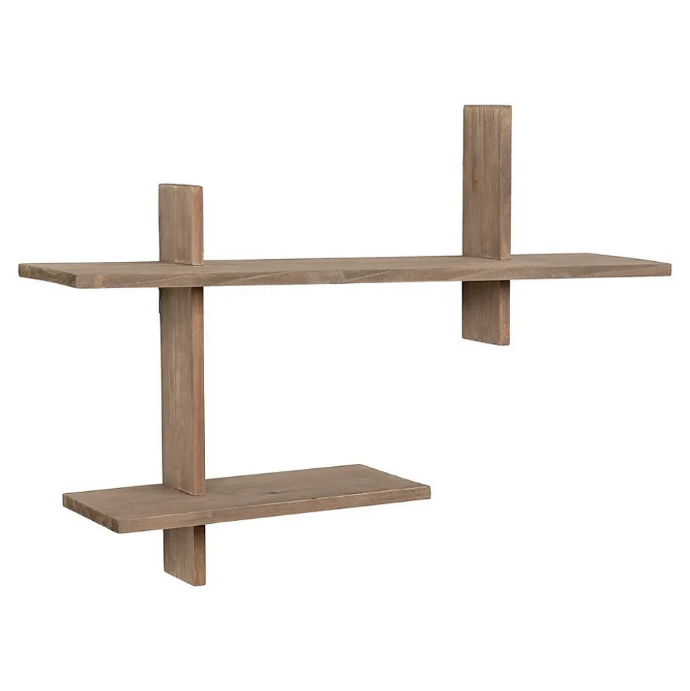 Étagère Ovada, Marron, Bois, 15x60x44 cm, Seven Design