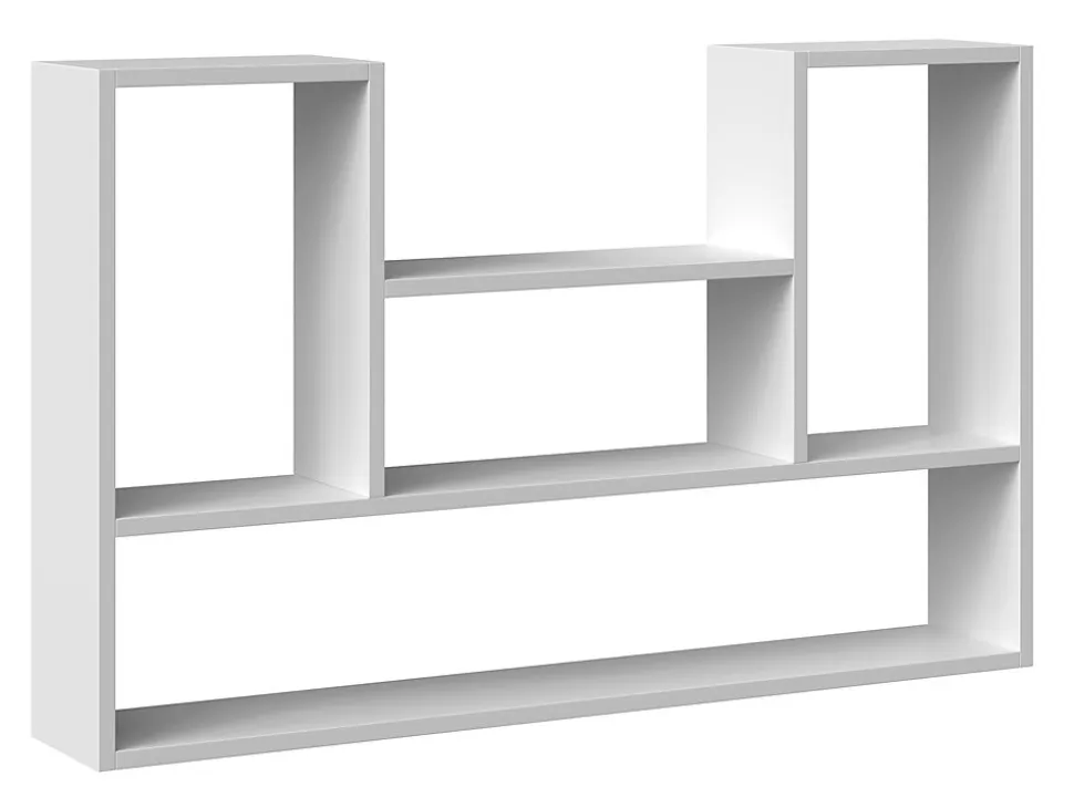 Étagère suspendue, blanche, 100 x 60 x 16 cm