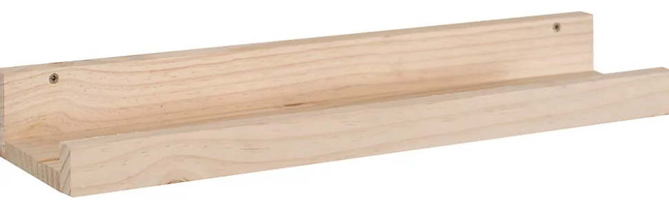 Étagères pour cadres en bois de pin 60cm