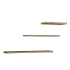 Étagères suspendues, chêne Artisan, 60 / 45 / 30 x 1,8 x 15 cm