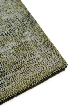 Tapis - Collection Heris Beneffito - Olive - Tapis à Motifs, Finition Artisanale, Tissage en Belgique - Tapis d'intérieur moderne