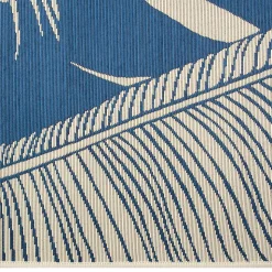 Tapis à motifs Huata bleu L.200 x l.150cm