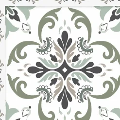 Tapis antidérapant - Agathe - vinyle - int./ext. - Multicolore - 120x200cm