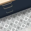 Tapis antidérapant - Agathe - vinyle - int./ext. - Multicolore - 50x200cm