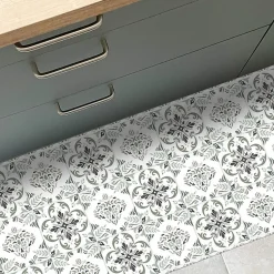 Tapis antidérapant - Agathe - vinyle - int./ext. - Multicolore - 50x200cm