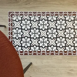 Tapis antidérapant - Cassandre - vinyle - int./ext. - Multicolore - 50x200cm