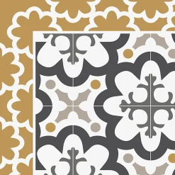 Tapis antidérapant - Cassandre - vinyle - int./ext. - Multicolore - 120x200cm
