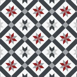 Tapis antidérapant - CC Victoria - vinyle - int./ext. - Multicolore - 50x120cm