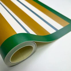 Tapis antidérapant - Corfou - vinyle - int./ext. - Orange - 120x200cm