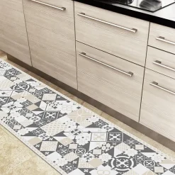 Tapis antidérapant - CS Sable - vinyle - int./ext. - Beige - 120x200cm