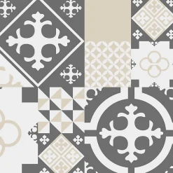 Tapis antidérapant - CS Sable - vinyle - int./ext. - Beige - 50x200cm