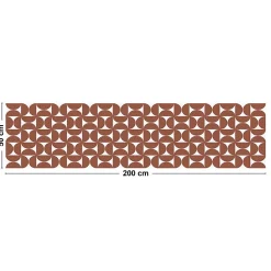 Tapis antidérapant - Equilibre - vinyle - int./ext. - Ocre - 50x200cm