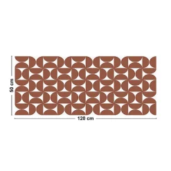 Tapis antidérapant - Equilibre - vinyle - int./ext. - Ocre - 50x120cm