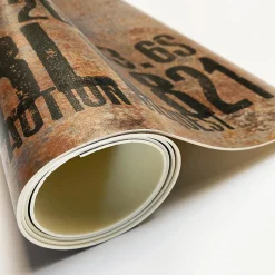 Tapis antidérapant - Full Metal - vinyle - int./ext. - Marron - 50x120cm