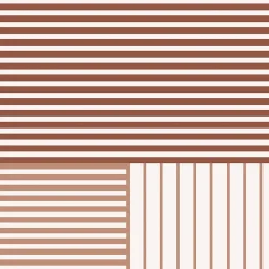Tapis antidérapant - Géométrique - vinyle - int./ext. - Rouge - 50x120cm