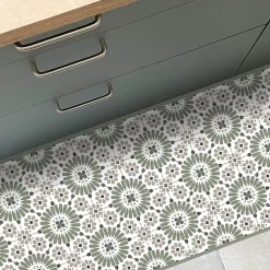 Tapis antidérapant - Marsiho - vinyle - int./ext. - Multicolore - 50x200cm