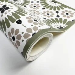 Tapis antidérapant - Marsiho - vinyle - int./ext. - Multicolore - 50x120cm