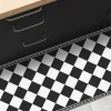 Tapis antidérapant - Rétro - vinyle - int./ext. - Noir - 50x200cm