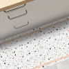 Tapis antidérapant - Terrazzo - vinyle - int./ext. - Multicolore - 50x200cm