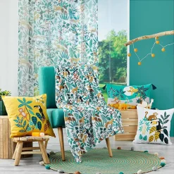Tapis Baloo - tapis rond à pompons - Douceur d'Intérieur - Tapis