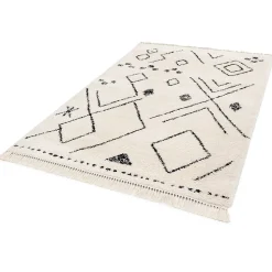 Tapis berbère à franges beige L.230 x l.160cm Balta
