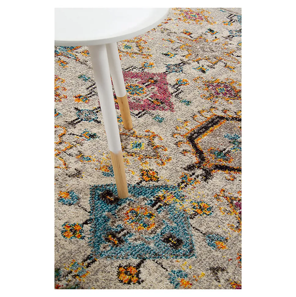 Tapis berbère coloré pour salon rectangle ethnique Wexford 230x160 CM - Multicolore