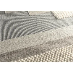 Tapis bi-fabric gris GoodHome L.230 x l.160 cm