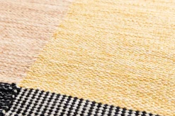 Tapis bi-fabric jaune GoodHome L.230 x l.160 cm