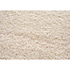 Tapis broussailleux Manzo GoodHome blanc cassé L.170 x L.120 cm