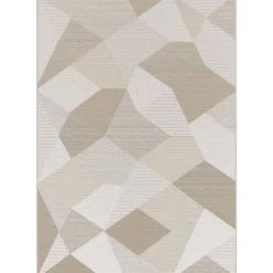 Tapis Burbridge GoodHome beige L.230 x L.160 cm