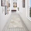 Tapis Burbridge GoodHome beige L.90 x l.60 cm