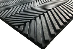 Tapis caoutchouc chevron L.75 x l.45cm Sweet Sol