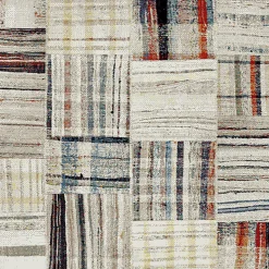 Tapis chambre tissé motif berbère MO 83, beige