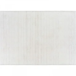 Tapis chenille rectangulaire imprimé nuancé ivoire 120 x 170 cm Oviala