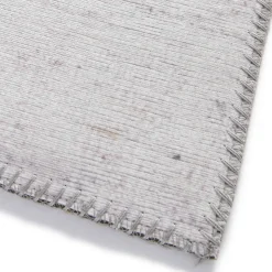 Tapis chenille rectangulaire imprimé nuancé ivoire 120 x 170 cm Oviala