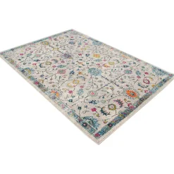 Tapis coloré pour salon ethnique rectangle berbère Athlone 190x133 CM - Multicolore