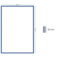 Tapis Coltrane GoodHome blanc cassé L.170 x l.120 x ep.3 cm
