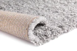 Tapis Coltrane gris GoodHome L.90 x l.60 cm