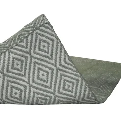 Tapis coton Diamond GoodHome 80 x 150 cm taupe