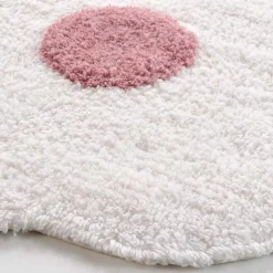 Tapis Déco Enfant "Wendy" 60x90cm Blanc