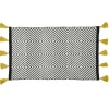Tapis déco ethnique en coton tissé 50x80cm